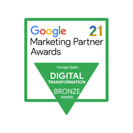 Google Marketing Partner Award t2ó premio bronce