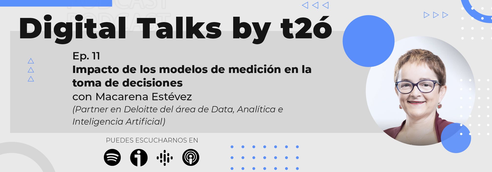 Podcast Impacto Modelos de Medición Digital Talks by t2ó