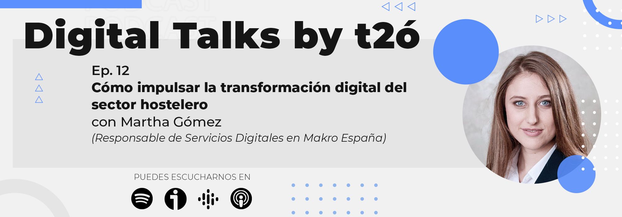 Cómo impulsar la transformación digital del sector hostelero [Podcast Digital Talks by t2ó]